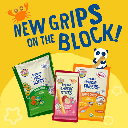 Earth's Best Organic Toddler Hoops – Welcome Baby Gift Set with Two Flavor Varieties, Trusted Organic Brand for Infants
