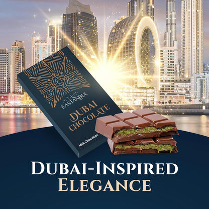 Eastanbul Pistachio Knafeh Mini Bar – Late-Night Mindfulness Confection, 2.5oz Mindful Gourmet Chocolate Moment