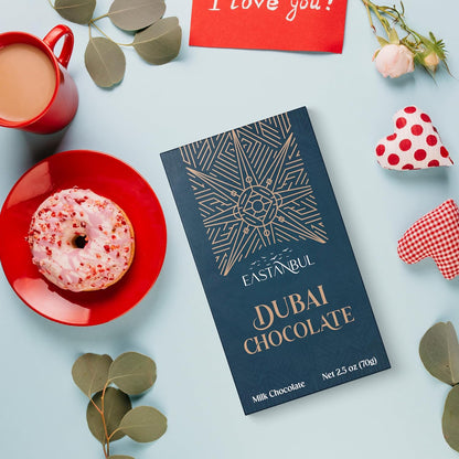 Eastanbul Pistachio Knafeh Mini Bar – Late-Night Mindfulness Confection, 2.5oz Mindful Gourmet Chocolate Moment