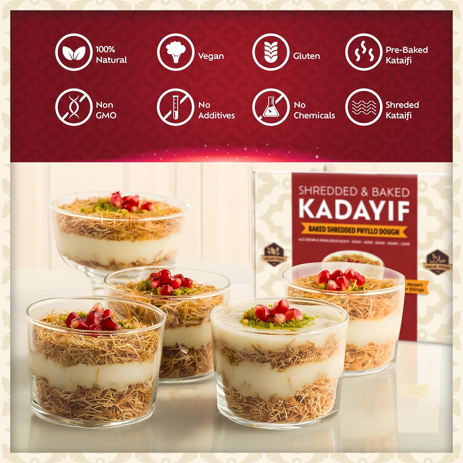 Eastanbul Plain Kataifi Threads – Honest Turkish Dough with Nothing Extra for Intentional, Minimalist Cooking