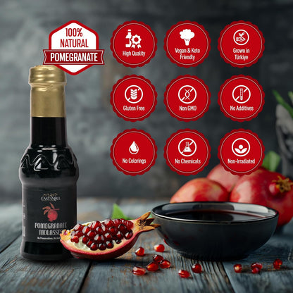Eastanbul Pomegranate Molasses – Crafted Mediterranean Syrup for the Discerning Home Chef's Collection