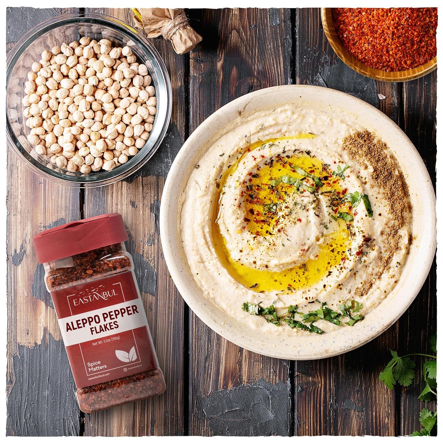 Eastanbul Pul Biber Pepper Flakes – Elevated Cooking Gift in a Resealable 5.3oz Jar, Luxury Spice Collection