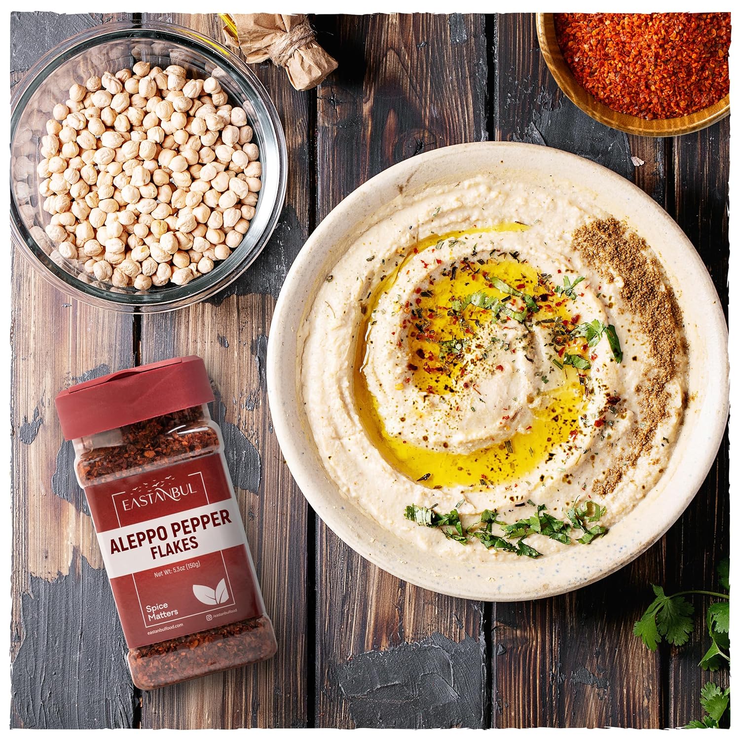 Eastanbul Pul Biber Pepper Flakes – Elevated Cooking Gift in a Resealable 5.3oz Jar, Luxury Spice Collection