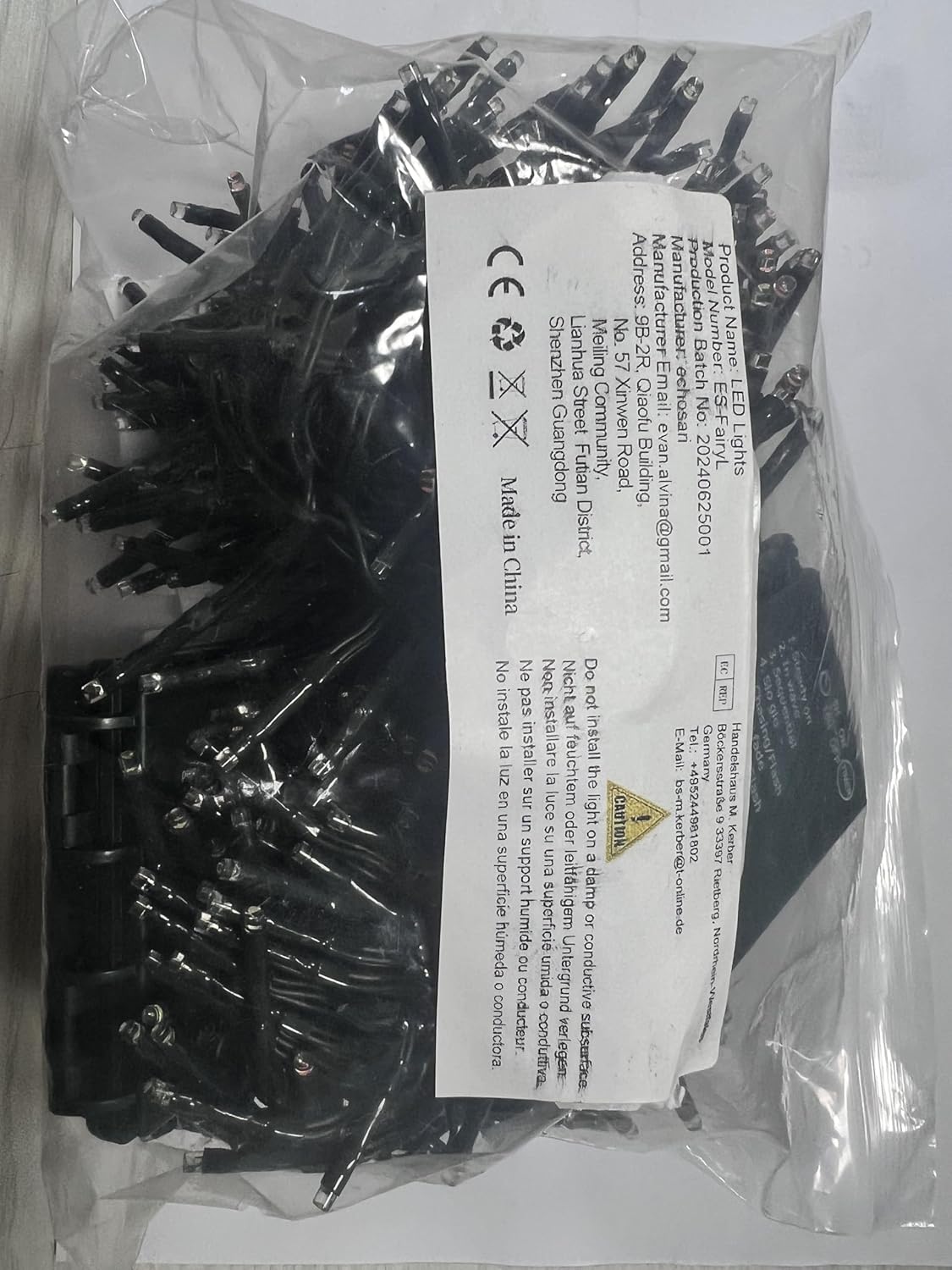 echosari 2 Pack Christmas Lights – Holiday Gift for Couples with 8 Modes and 6-Hour Auto Shutoff