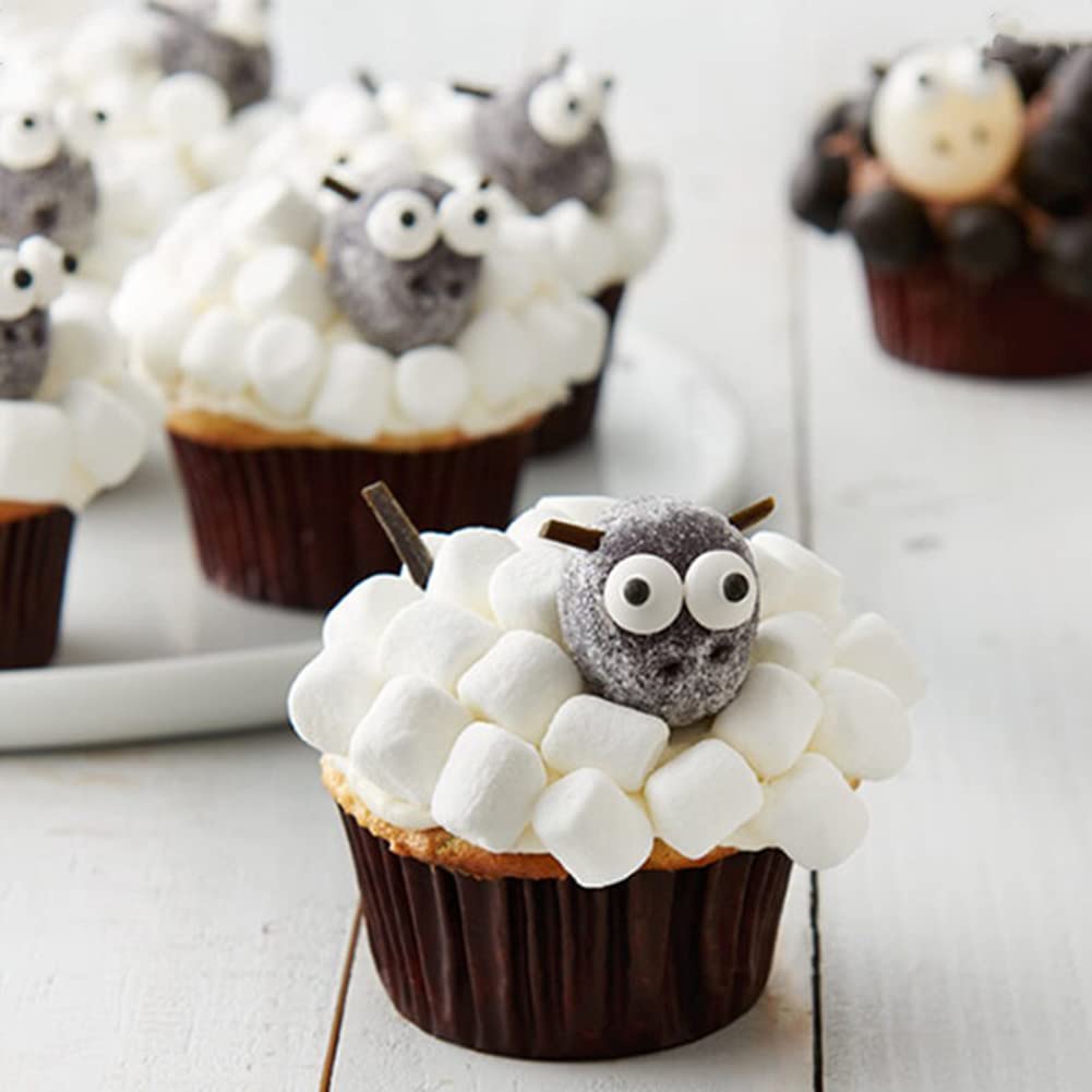 Edible Monster Eye Cake Pop Toppers for Kids' Birthday Parties and Classroom Treats