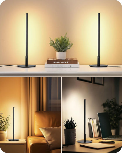 EDISHINE Dimmable Corner Lamp – Aesthetic Room Decor for Warm Home Atmosphere
