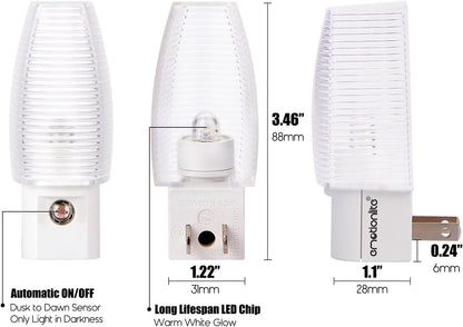 Emotionlite Flameless Night Light – Smoke and Fire-Free Glow for Whole-Home Nighttime Safety, Multi-Pack