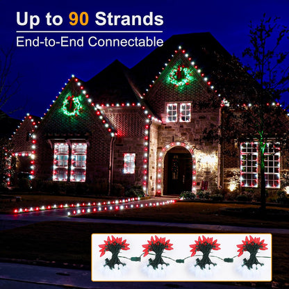 end-to-end connectable up to 90 sets for a total 2,970 ft run on one plug