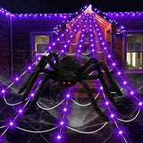 [Brand] Halloween Spider Prop and Web Lights – Premium Seasonal Gift Box for Decorators and Halloween Enthusiasts