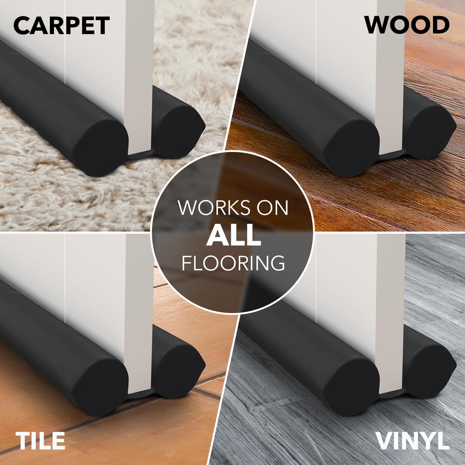 Everlasting Comfort Foam Door Blocker – Quiet Study Environment for Content Creators, No Tools Required