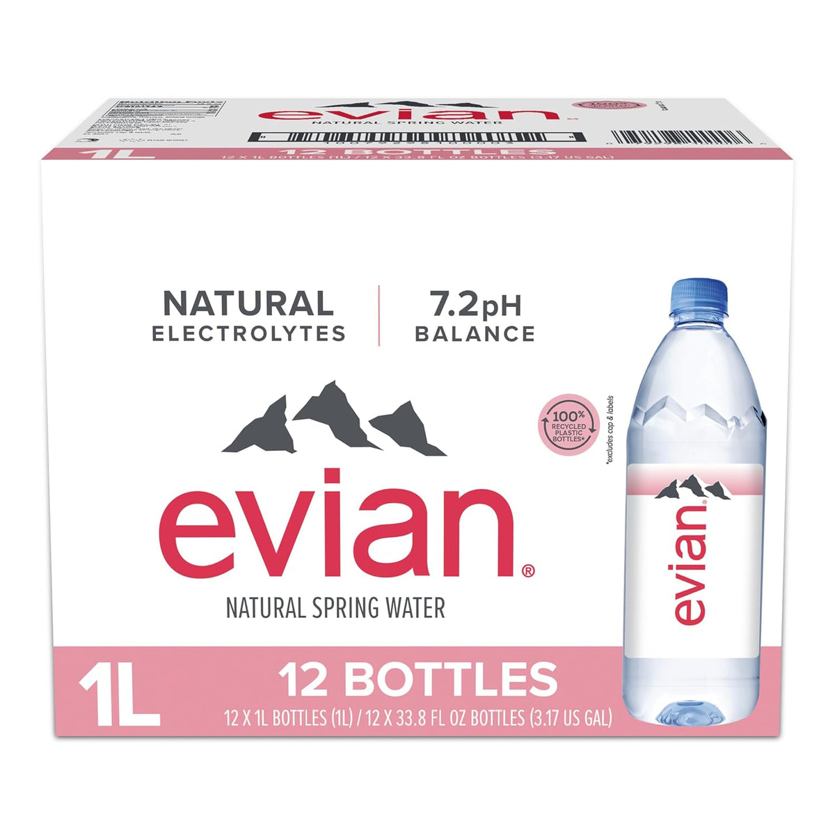 Evian 1L Mineral Water – Practical, Premium Gift for New Homeowners, New Parents, and Coworkers