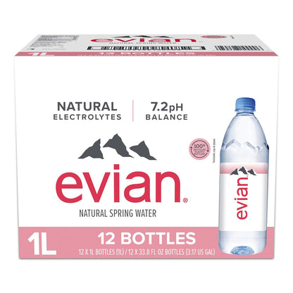 Evian 1L Mineral Water – Practical, Premium Gift for New Homeowners, New Parents, and Coworkers