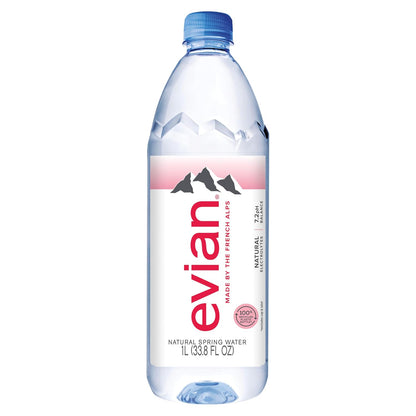 Evian 1L Mineral Water – Practical, Premium Gift for New Homeowners, New Parents, and Coworkers