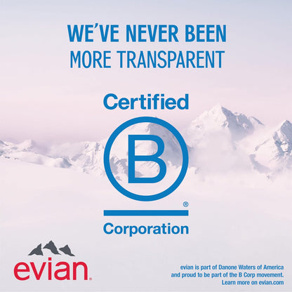 Evian 1L Mineral Water – Practical, Premium Gift for New Homeowners, New Parents, and Coworkers