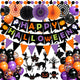 Halloween,multicolor,black,orange,purple