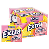 EXTRA Pink Lemonade Sugar Free Chewing Gum, 150 Count – Afternoon Pick-Me-Up Chew for Remote Workers and Home Offices