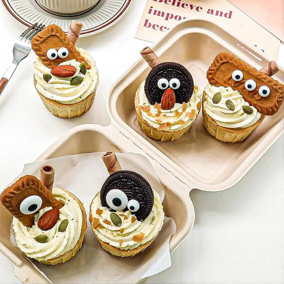 Eyeball Cake Decorating Sprinkles – Portable Edible Toppers for Open-Air Halloween Celebrations