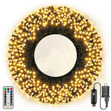 Ollny Halloween String Lights – 110ft Copper Wire Bedroom Decor with 8 Twinkle Modes for Spooky Ambiance