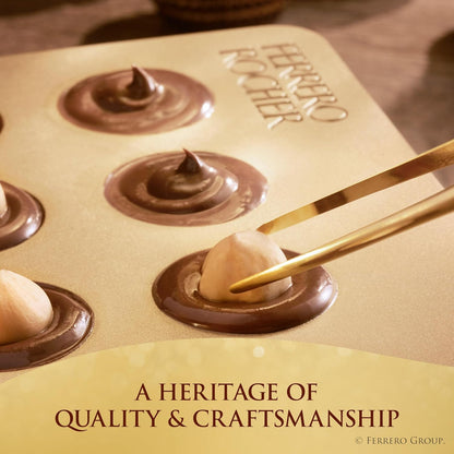 Ferrero Rocher Sealed Foil Chocolates, Hygienic Portion-Controlled Snacks for Children's Easter Hunt