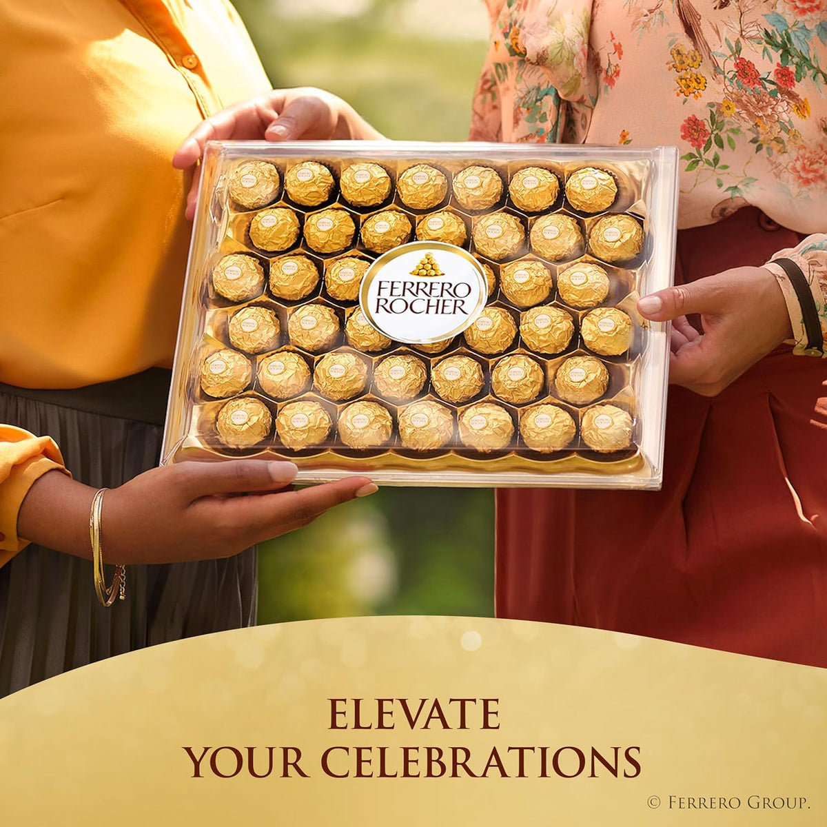 Ferrero Rocher Sealed Foil Chocolates, Hygienic Portion-Controlled Snacks for Children's Easter Hunt
