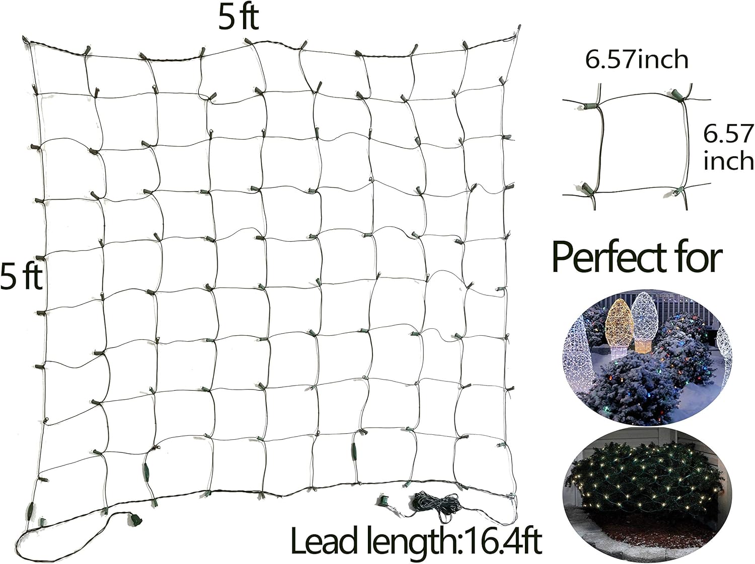 FestoonNET Pro – IP44 Waterproof Mesh Lights for Camping, Outdoor Dining and Patio Holiday Displays