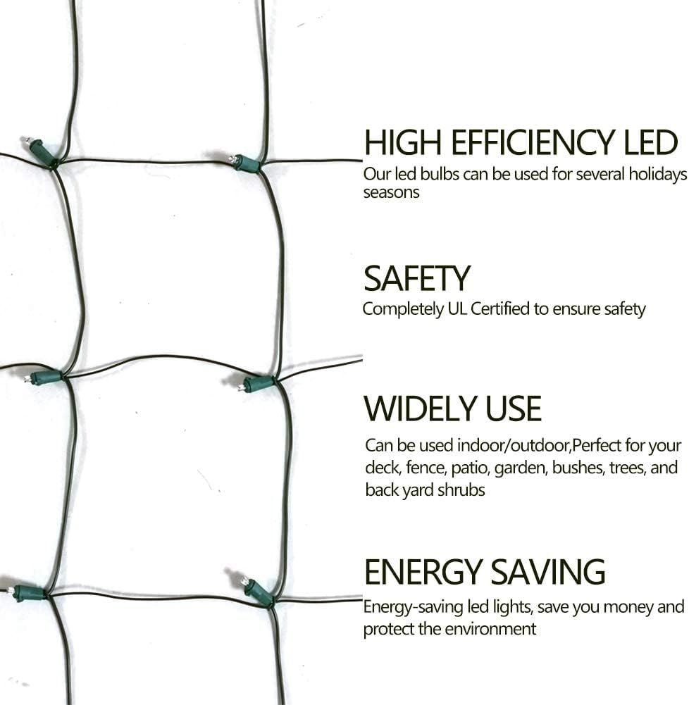 FestoonNET Pro – IP44 Waterproof Mesh Lights for Camping, Outdoor Dining and Patio Holiday Displays