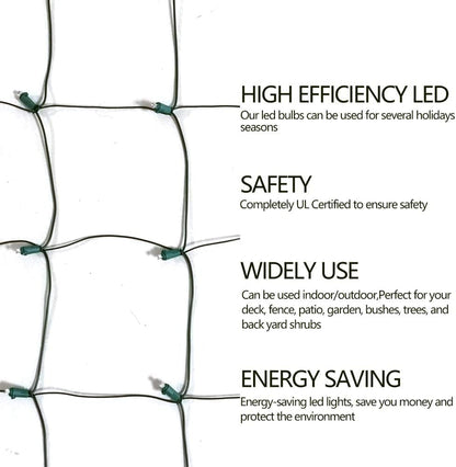 FestoonNET Pro – IP44 Waterproof Mesh Lights for Camping, Outdoor Dining and Patio Holiday Displays
