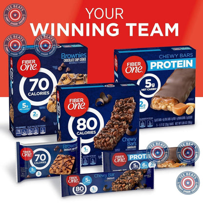 Fiber One Chocolate Peanut Butter Bars – Pocket-Friendly Snack for Car Cup Holders and Day Hikes