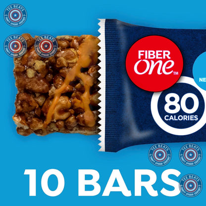 Fiber One Chocolate Peanut Butter Bars – Pocket-Friendly Snack for Car Cup Holders and Day Hikes
