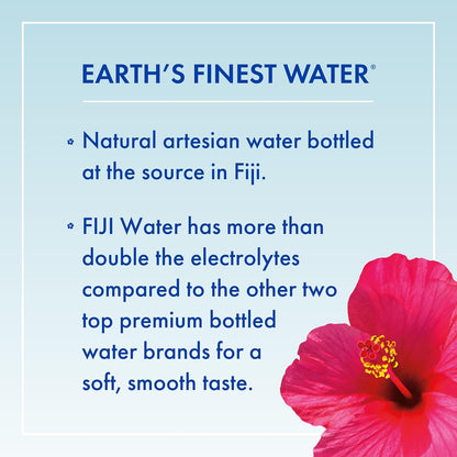 FIJI Natural Artesian Water – Safe and Pure Hydration for Kids' Sports and Recess, 700mL 6-Pack