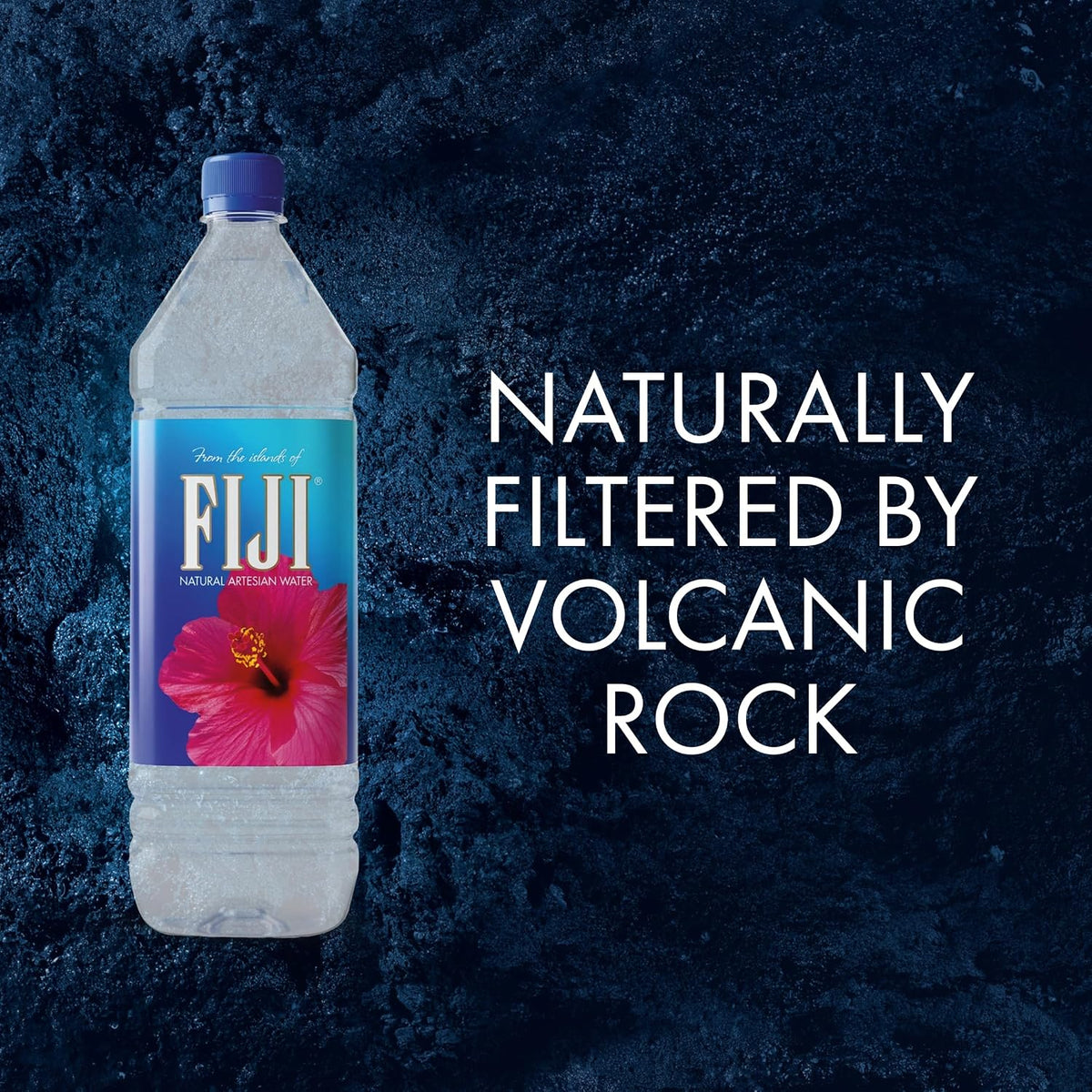 FIJI Natural Artesian Water – Safe and Pure Hydration for Kids' Sports and Recess, 700mL 6-Pack