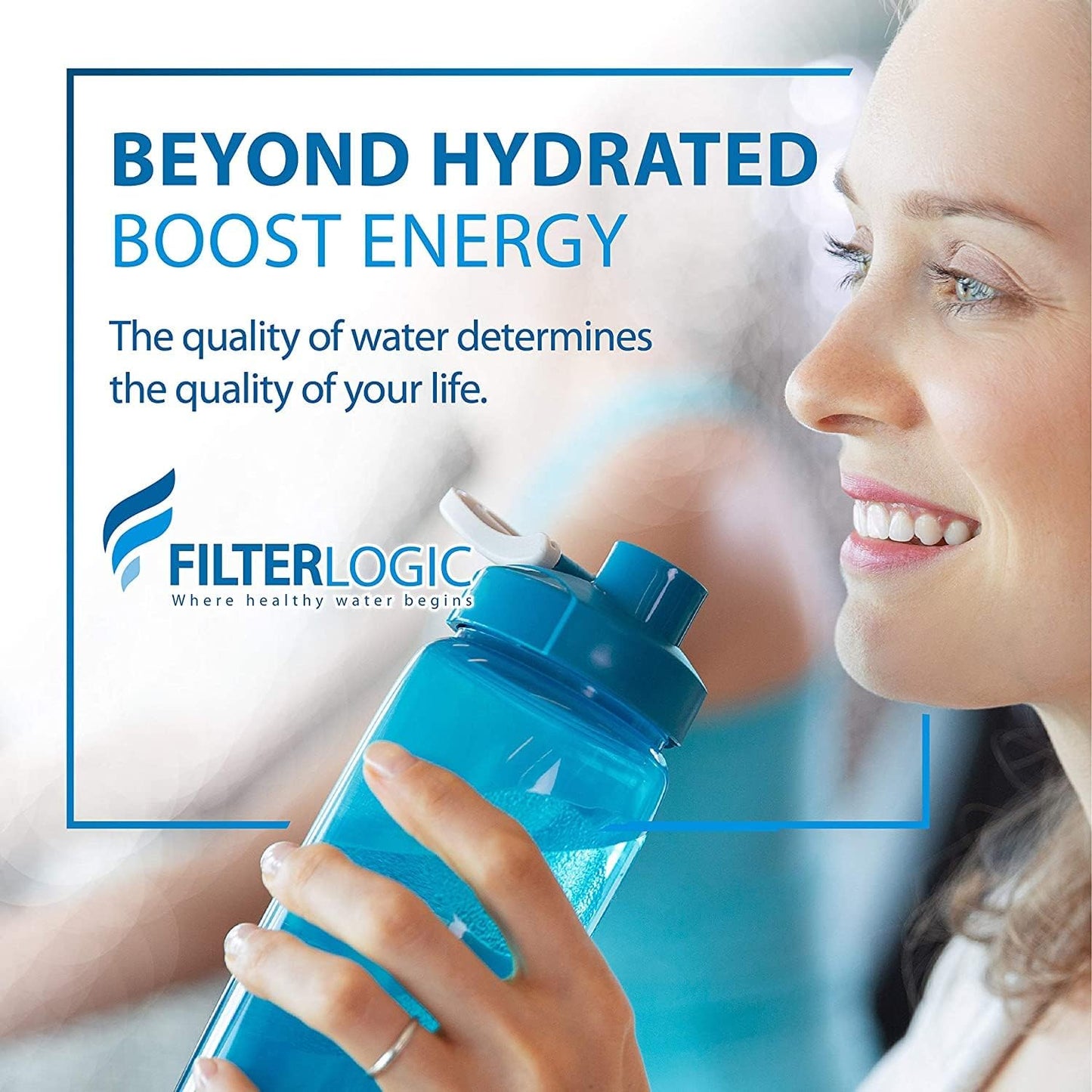 FilterLogic Bulk Water Filter Cartridges for Brita Pitchers – Useful Gift for Eco-Conscious Friends & Family