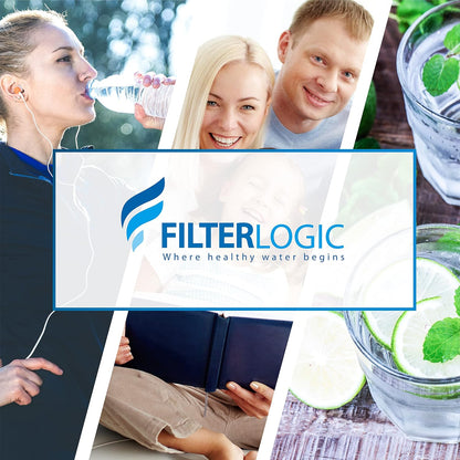 FilterLogic Bulk Water Filter Cartridges for Brita Pitchers – Useful Gift for Eco-Conscious Friends & Family