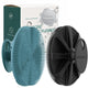 Black+drak Green-silver