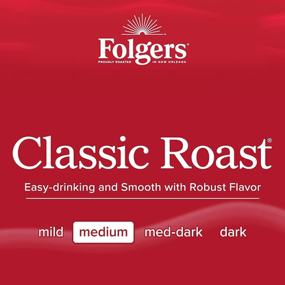 Folgers Classic Roast Instant Coffee – Easy Coffee Jar for Shared Student Kitchens and Dorms