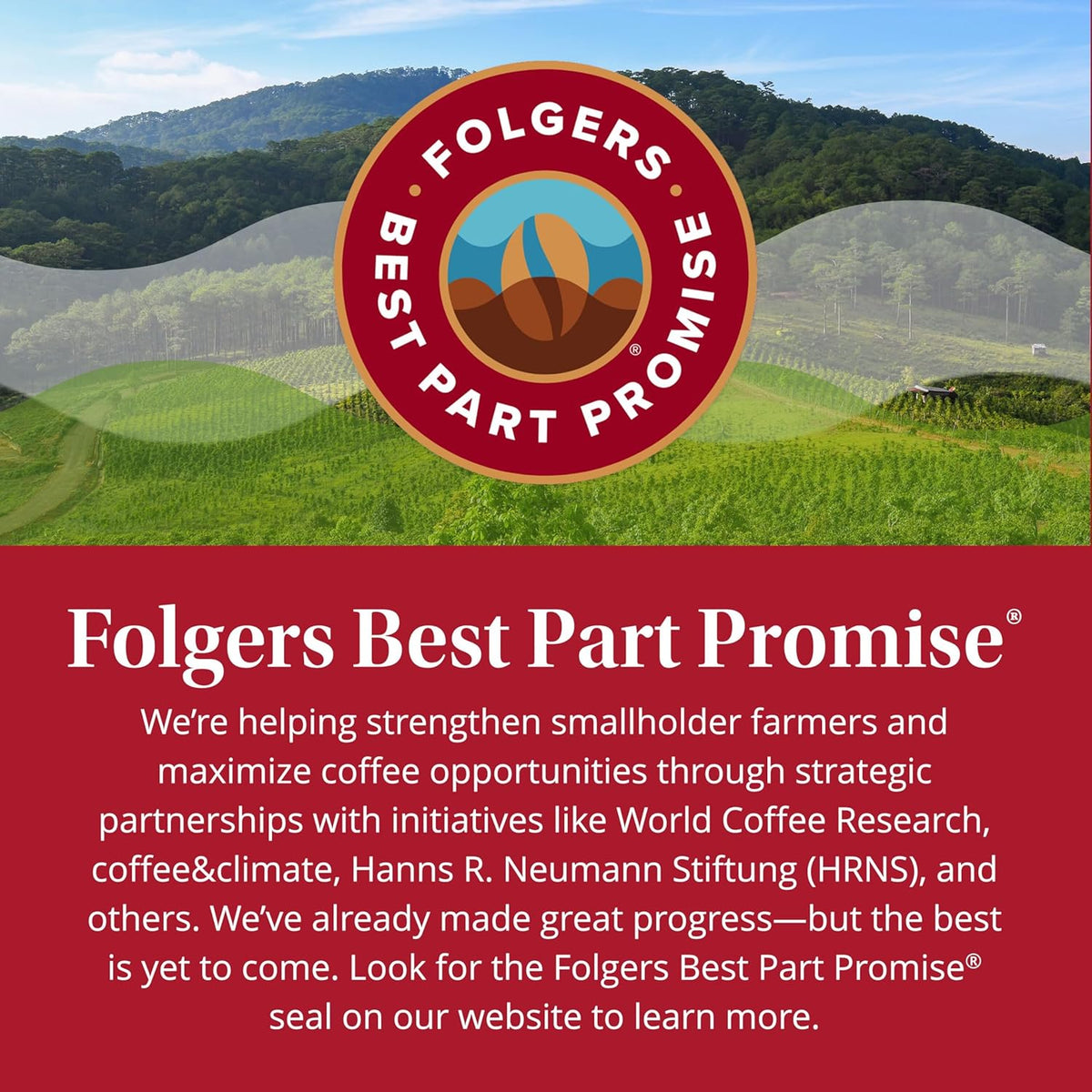 Folgers Classic Roast Instant Coffee – Easy Coffee Jar for Shared Student Kitchens and Dorms