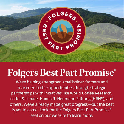Folgers Classic Roast Instant Coffee – Easy Coffee Jar for Shared Student Kitchens and Dorms