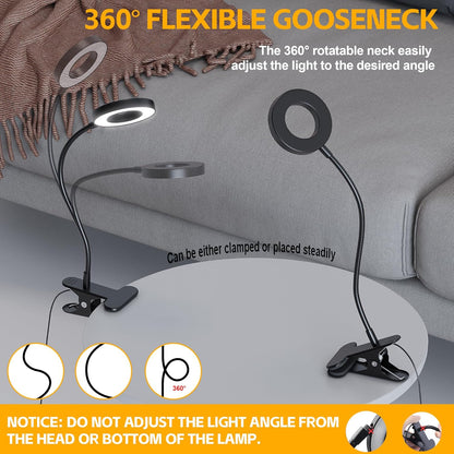 Foneso Dimmable Desk Lamp for Kids Homework and Reading – 10 Brightness Levels, No Flicker, No Heat, Safe for Nursery Use