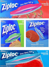 Ziploc Reusable Plastic Bags – Freezer Quart and Gallon Storage for Batch Cooking and Gym Meal Routine
