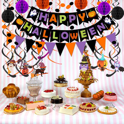 four theme variants available: halloween (black/orange/purple), halloween (multicolor), christmas (red/green), thanksgiving (orange)