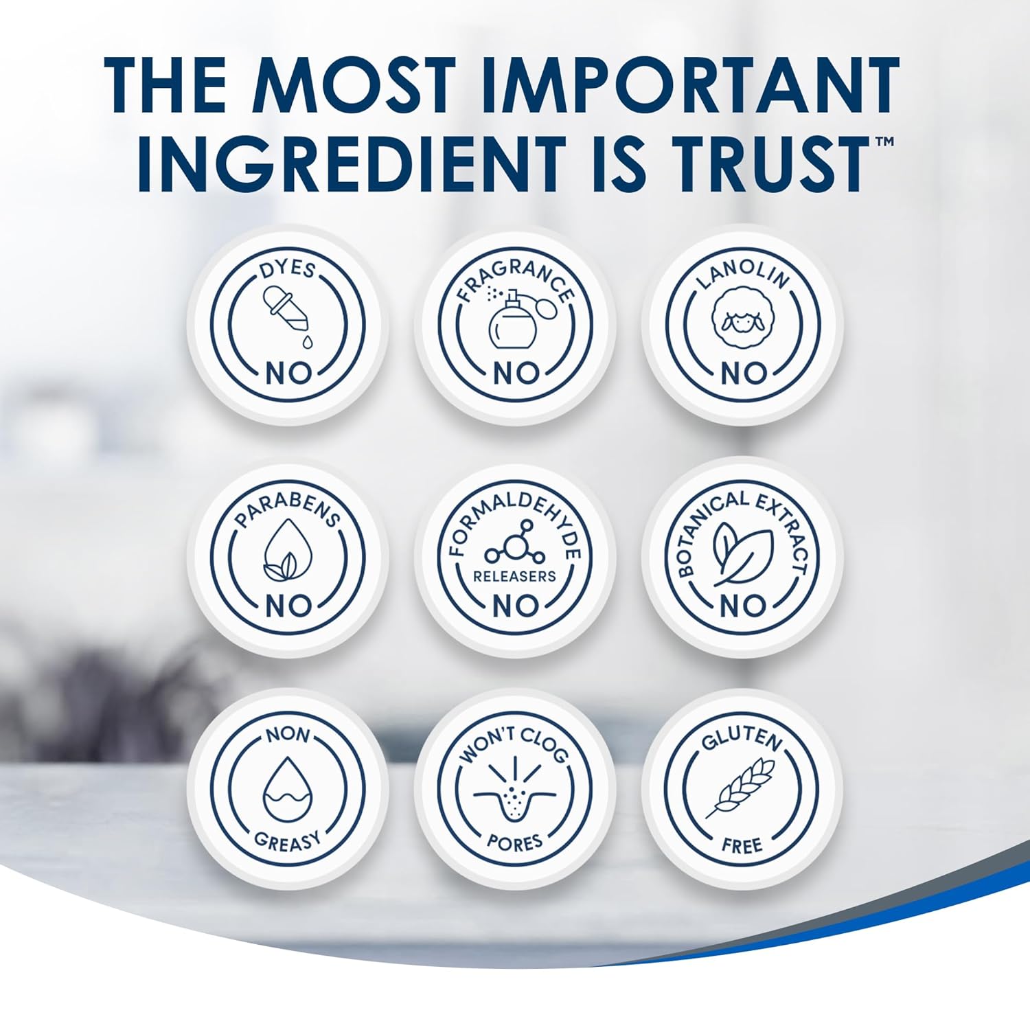 free-from formulation: no parabens, dyes, gluten, lanolin, or formaldehyde releasers
