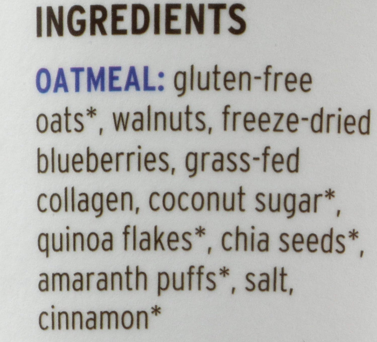 freeze-dried blueberries and walnuts mixed into gluten-free oat base