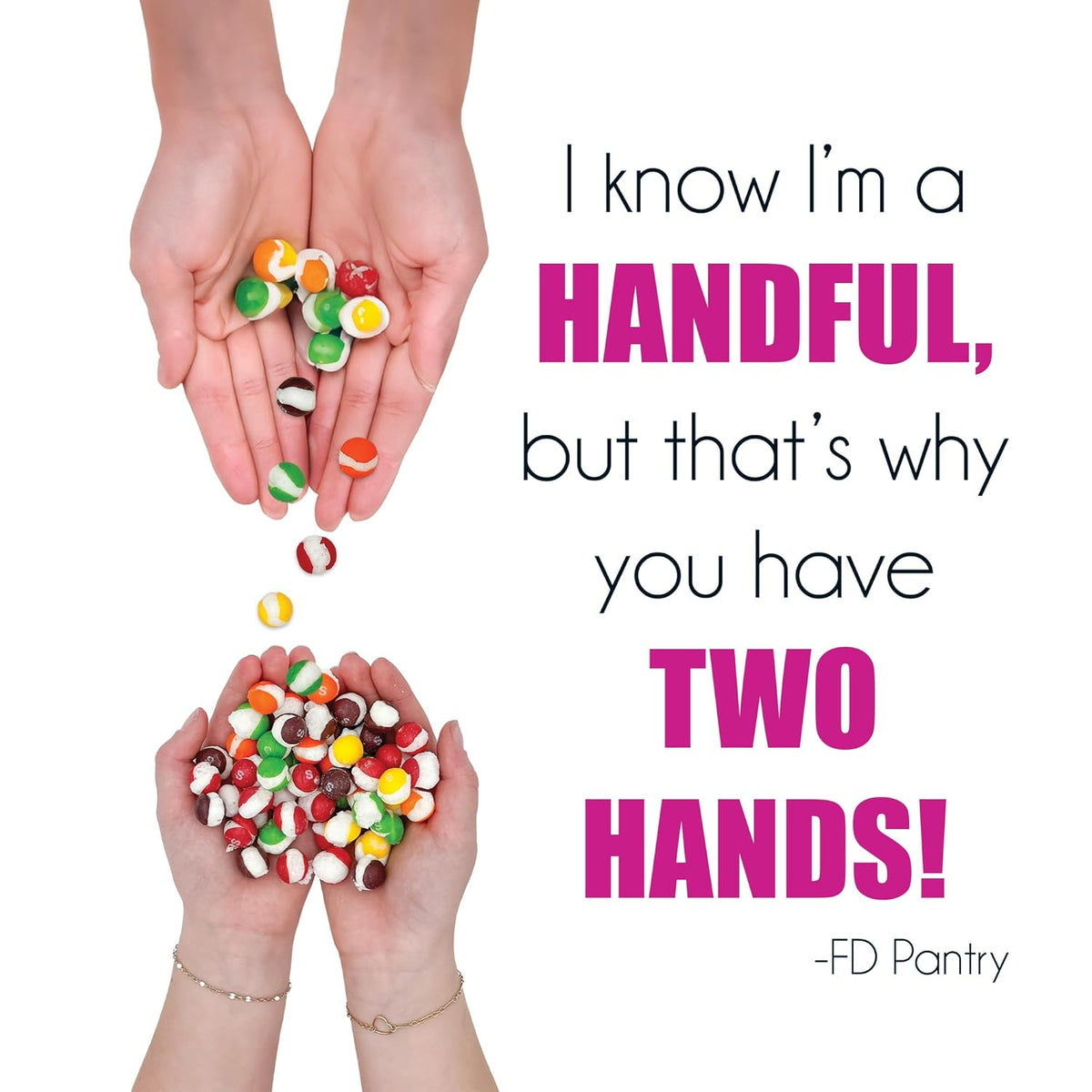 Freeze Dried Skittles Style Candy 16oz – School Snack and Road Trip Treat That Won't Stick to Braces or Caps