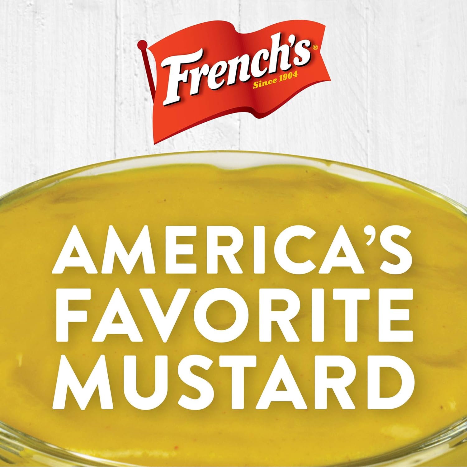 French's Classic Yellow Mustard, 30 oz – Durable Squeeze Bottle for Tailgating, Sports Venues, and Concession Stands