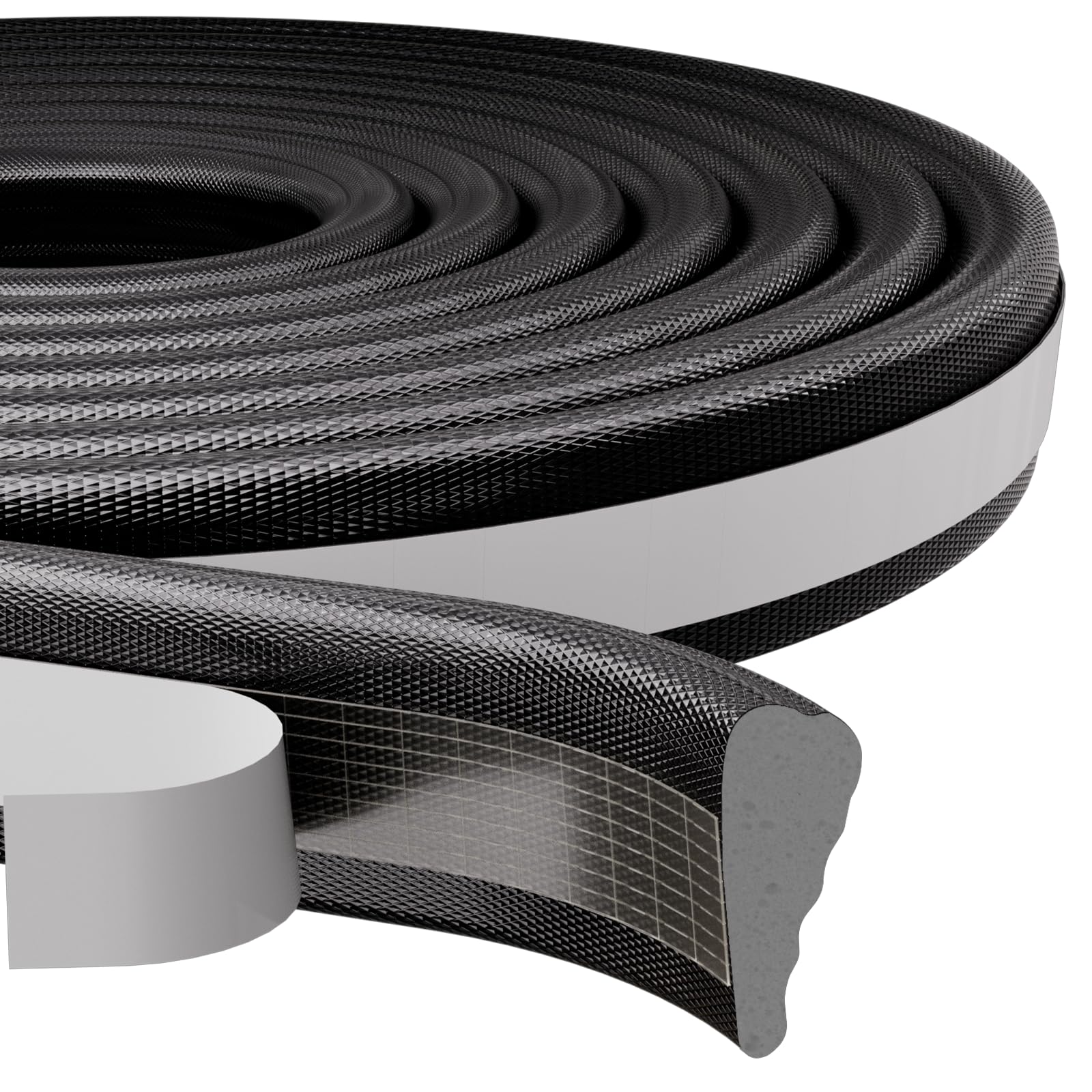 FrostGuard Black Foam Gap Filler – Streamlined Window Frame Light Blocker, Less-Is-More Home Seal Solution