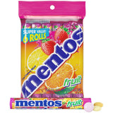 Mentos Mint Candy Roll – Road Trip Treat for Kids in the Car, Non-Melting Chewy Fruit 6 Pack Resists Heat