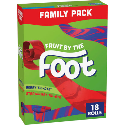 Fruit by the Foot Individually Wrapped Fruit Snacks – Road Trip Travel Snack for Kids, 6 Pouch Variety Pack