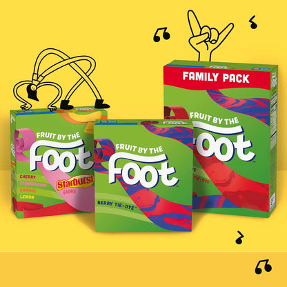 Fruit by the Foot Variety Pack Fruit Flavored Snacks – Class Party and Birthday Goody Bag Stuffer, 6 Count