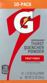 Gatorade Thirst Quencher Powder – No-Fridge Office Hydration Mix for Long Shifts, 10 Single-Serve Packets