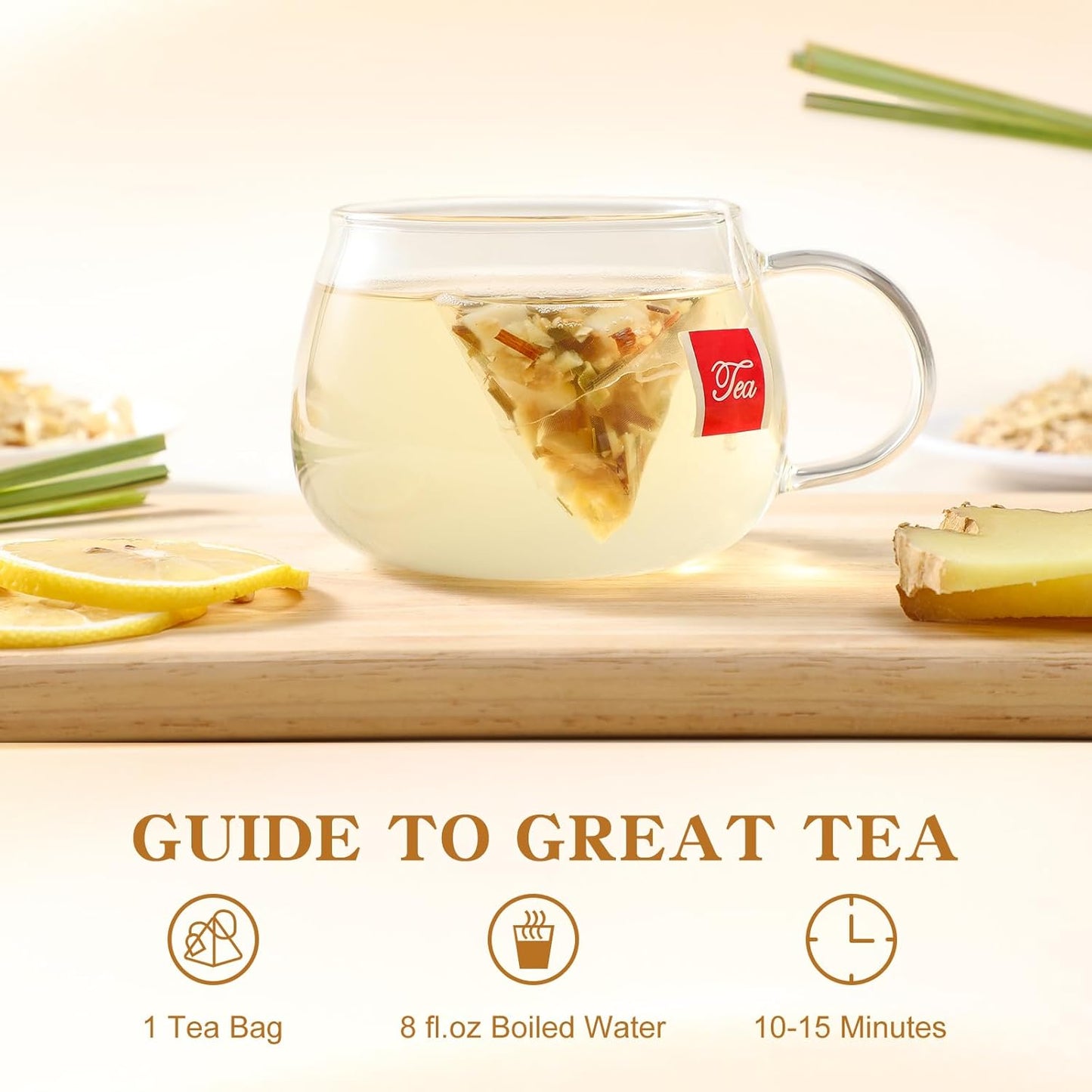 FullChea Lemon Ginger Tea – Heartfelt Holiday Gift Basket Staple for Wellness-Minded Friends